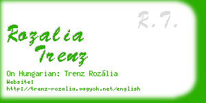 rozalia trenz business card